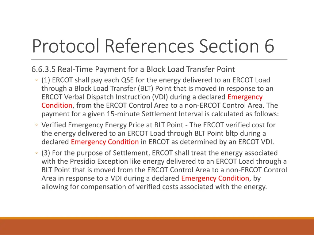 protocol references section 6 8