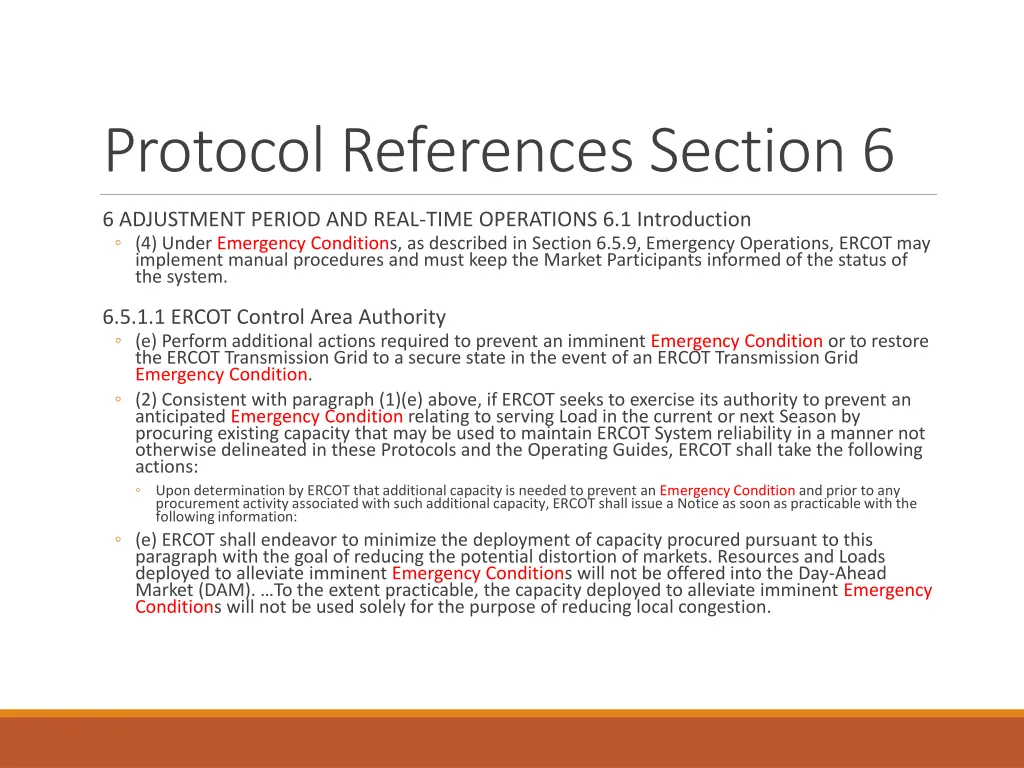 protocol references section 6