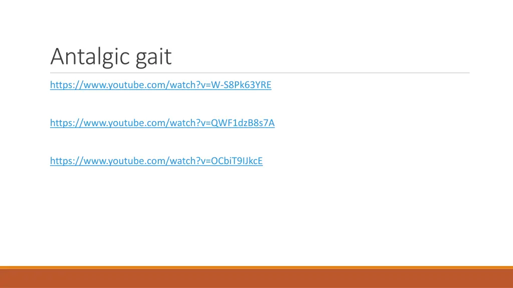 antalgic gait