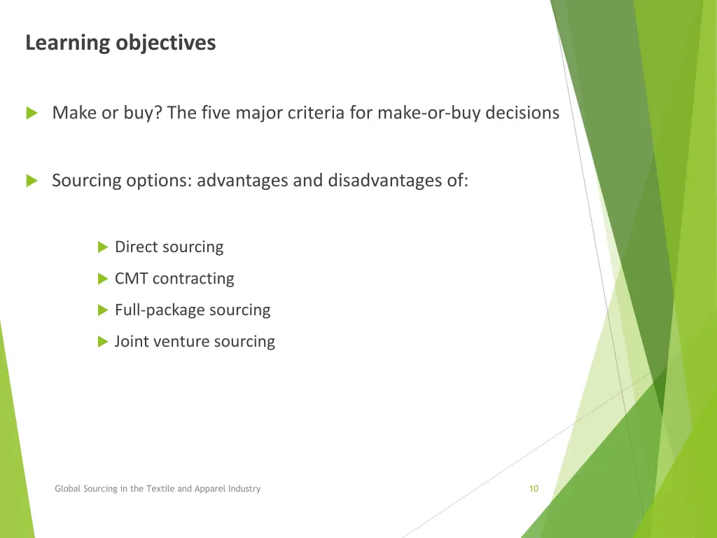 learning objectives 2