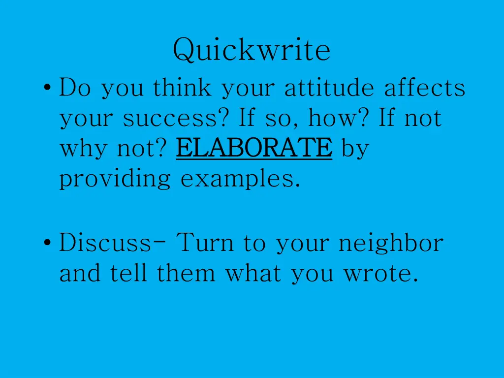 quickwrite