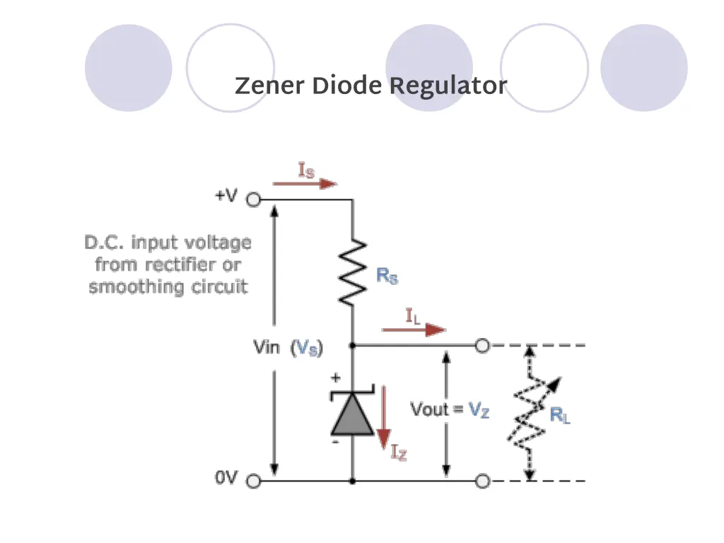 zener diode regulator