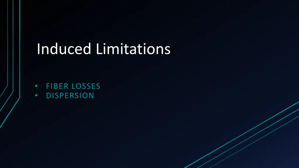 induced limitations