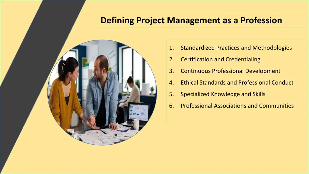 defining project management as a profession