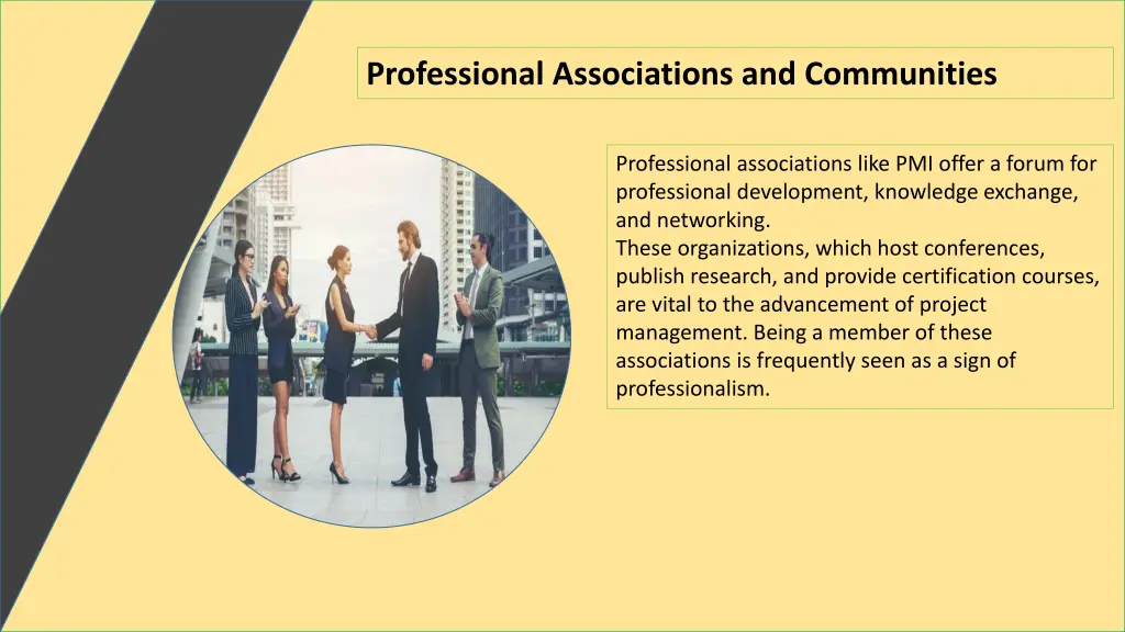 professional associations and communities