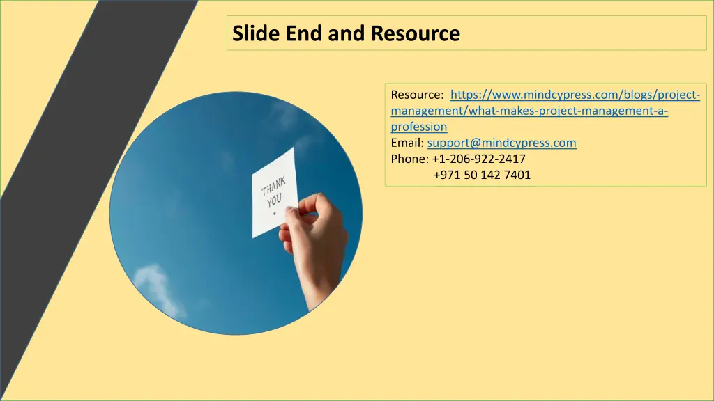 slide end and resource