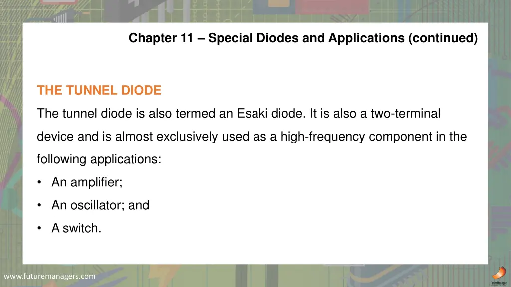 chapter 11 special diodes and applications 2