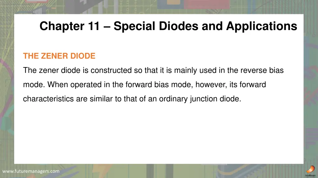 chapter 11 special diodes and applications