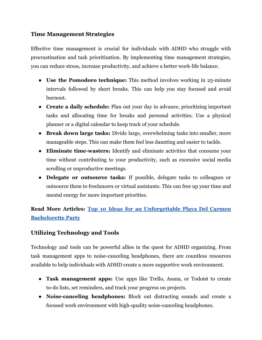 time management strategies