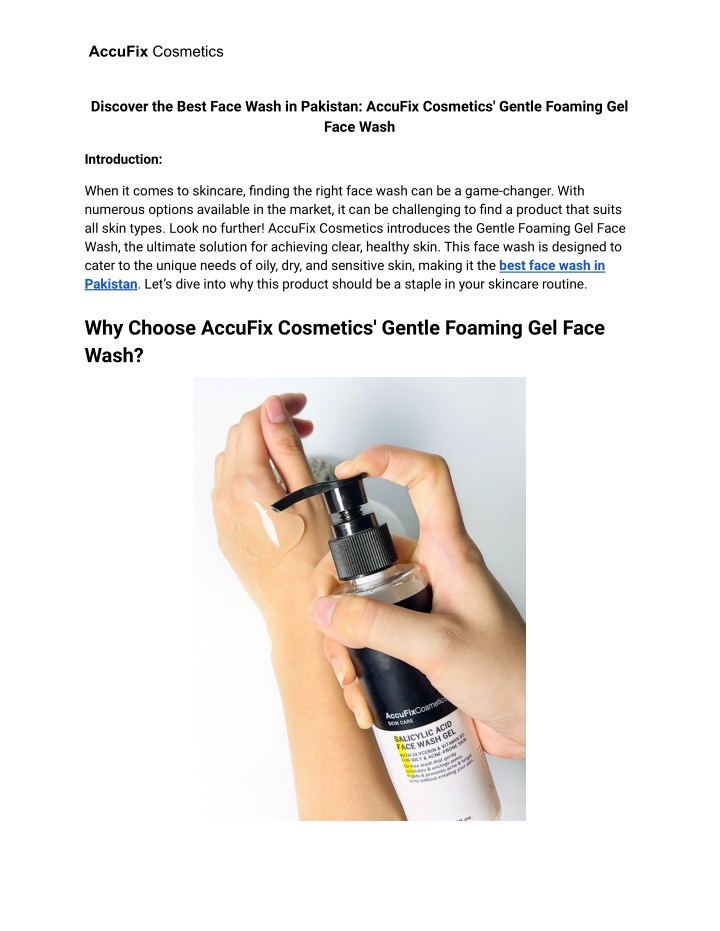 accufix cosmetics