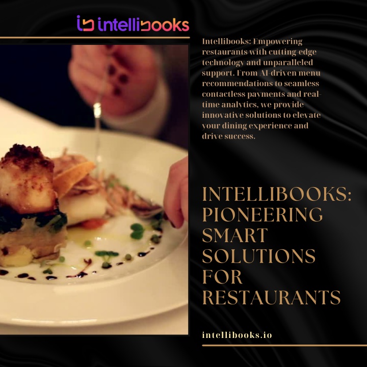 intellibooks empowering restaurants with cutting