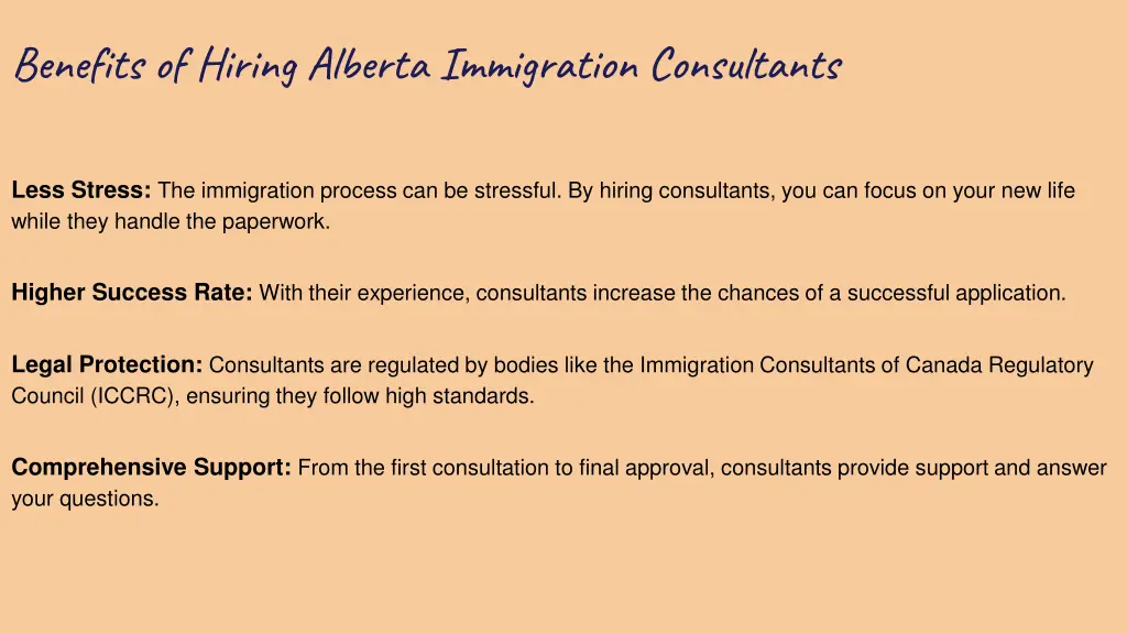 benefits of hiring alberta immigration consultants