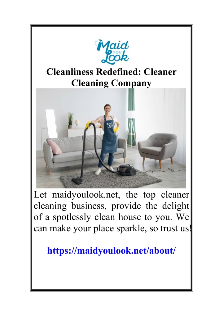 cleanliness redefined cleaner cleaning company