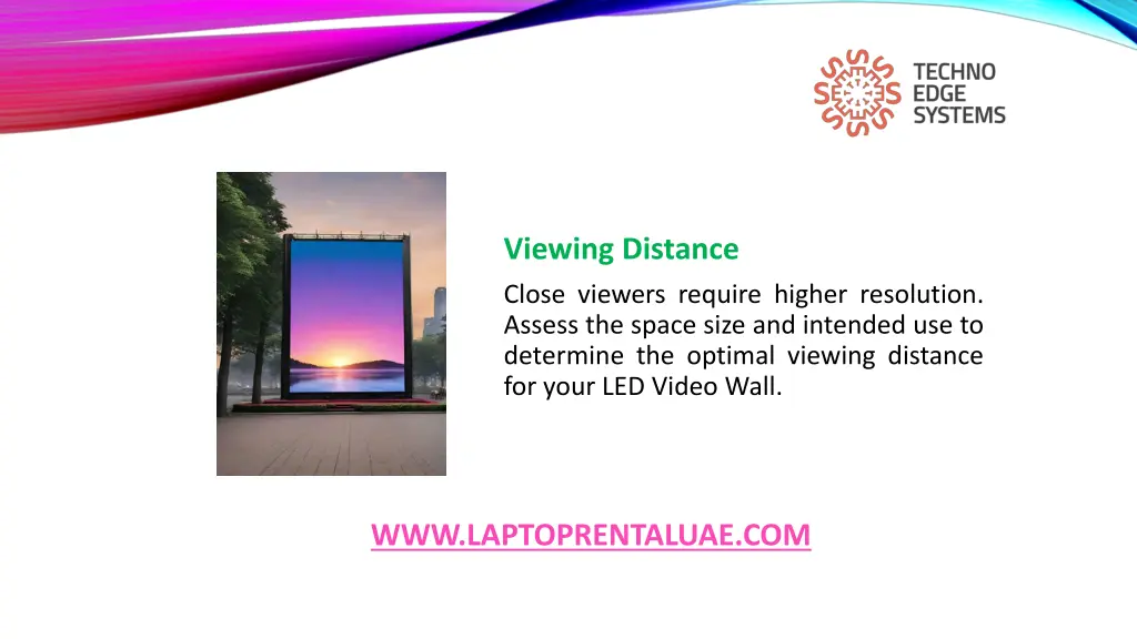 viewing distance