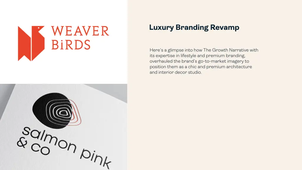 luxury branding revamp