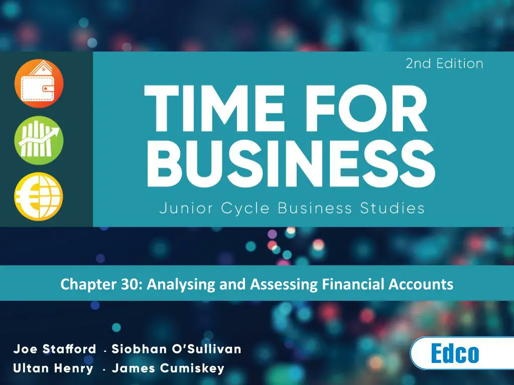 chapter 30 analysing and assessing financial