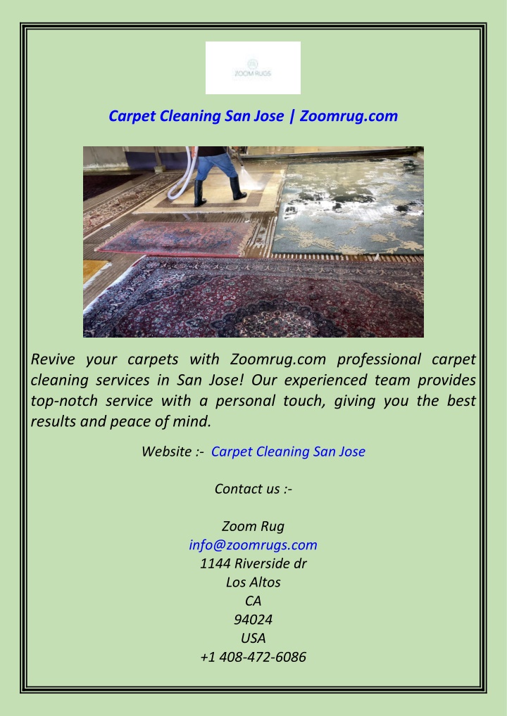 carpet cleaning san jose zoomrug com