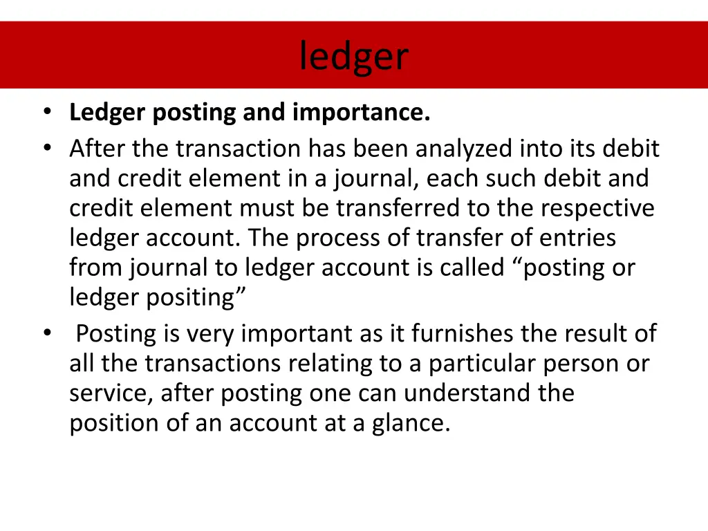 ledger