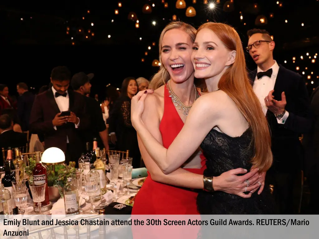 emily blunt and jessica chastain attend the 30th