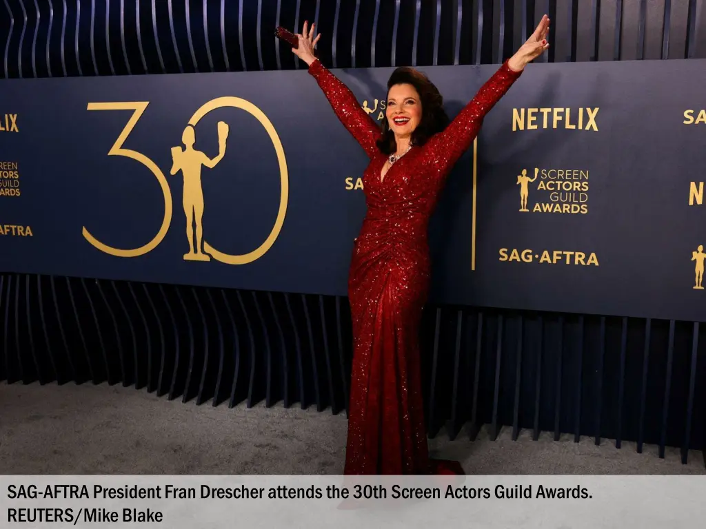 sag aftra president fran drescher attends