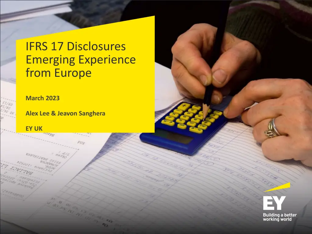 ifrs 17 disclosures emerging experience from