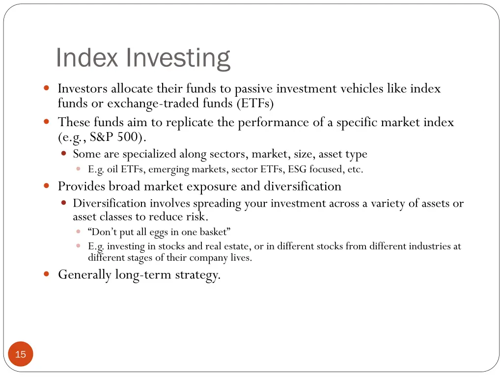 index investing