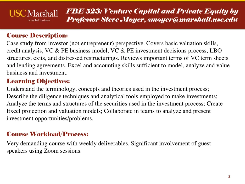fbe 523 venture capital and private equity