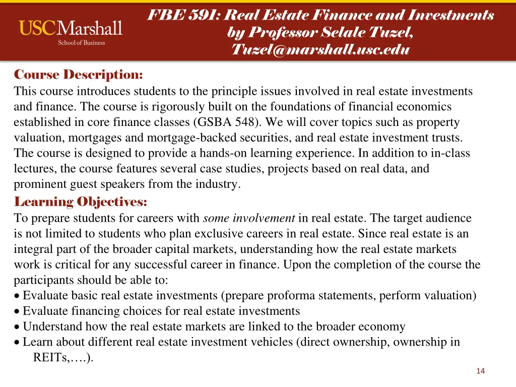 fbe 591 real estate finance and investments