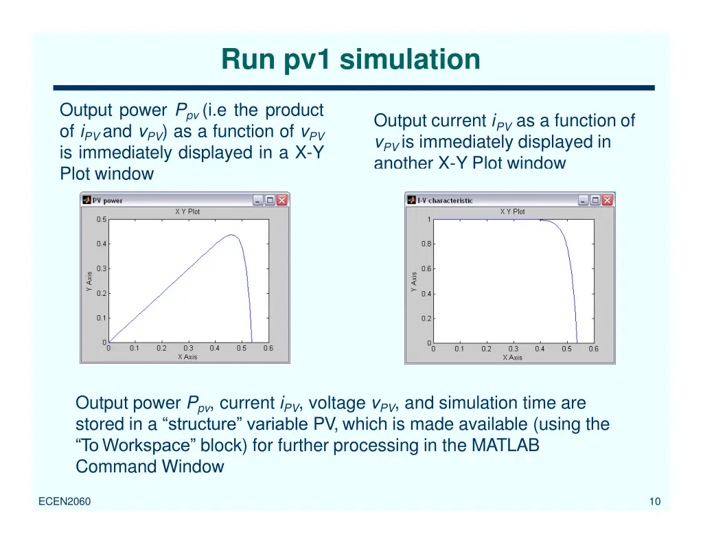 run pv1 simulation