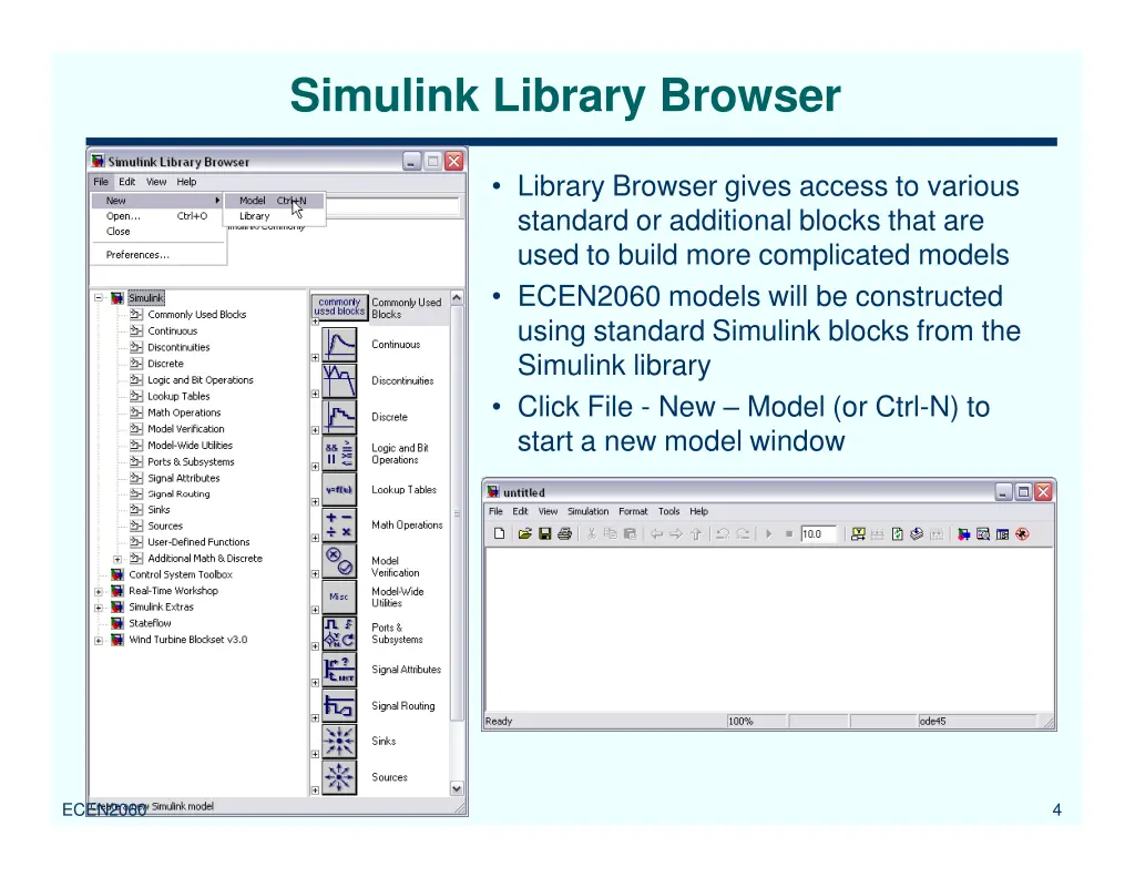 simulink library browser