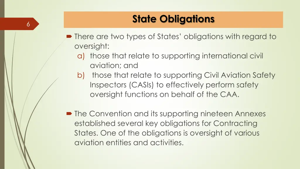 state obligations