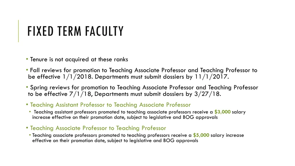 fixed term faculty