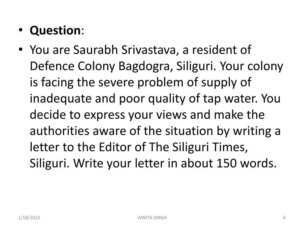 question you are saurabh srivastava a resident