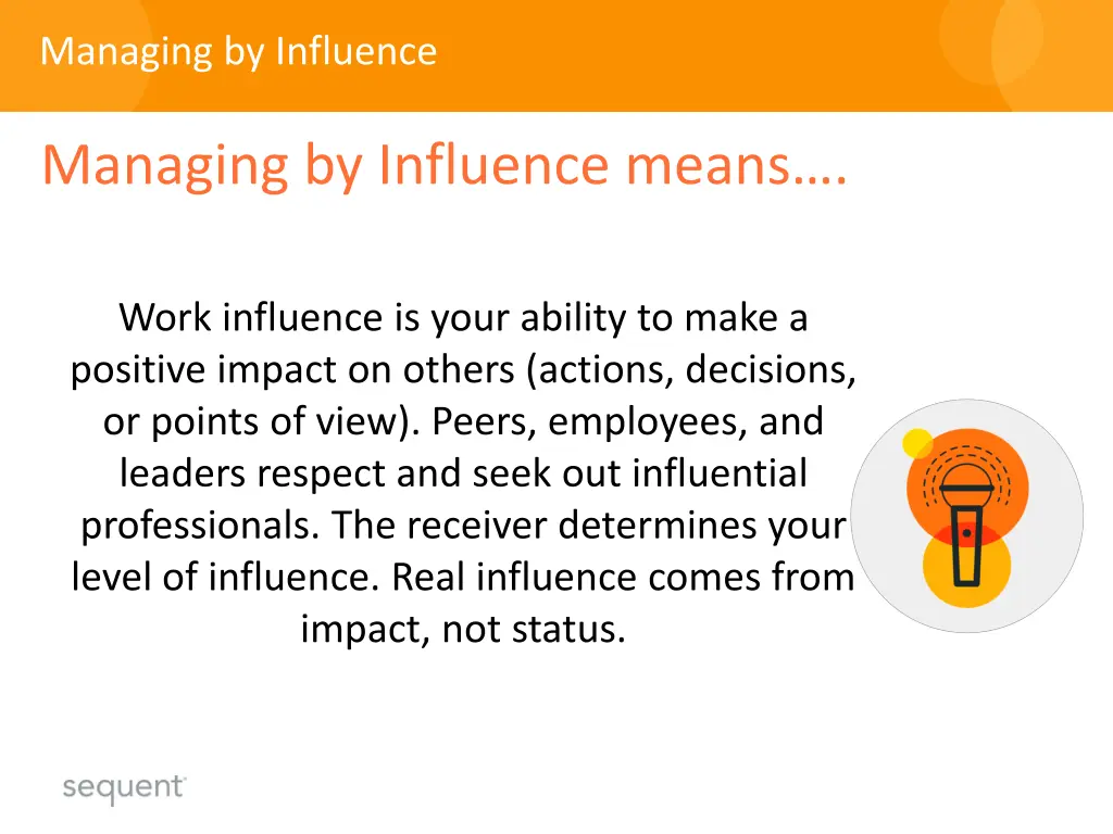 managing by influence 2