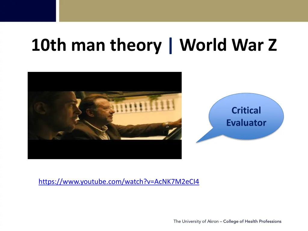 10th man theory world war z