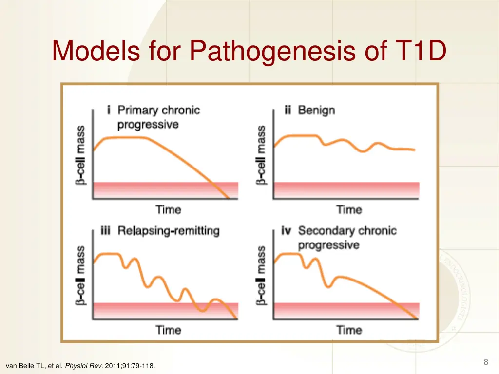 models for pathogenesis of t1d