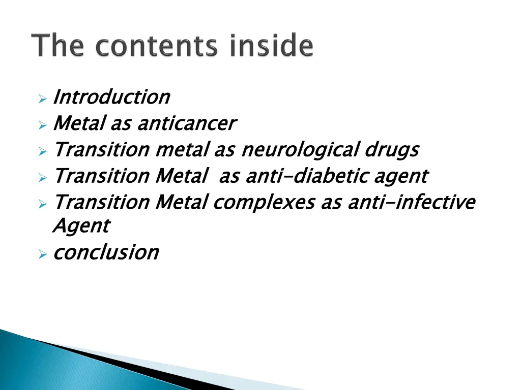 introduction metal as anticancer transition metal