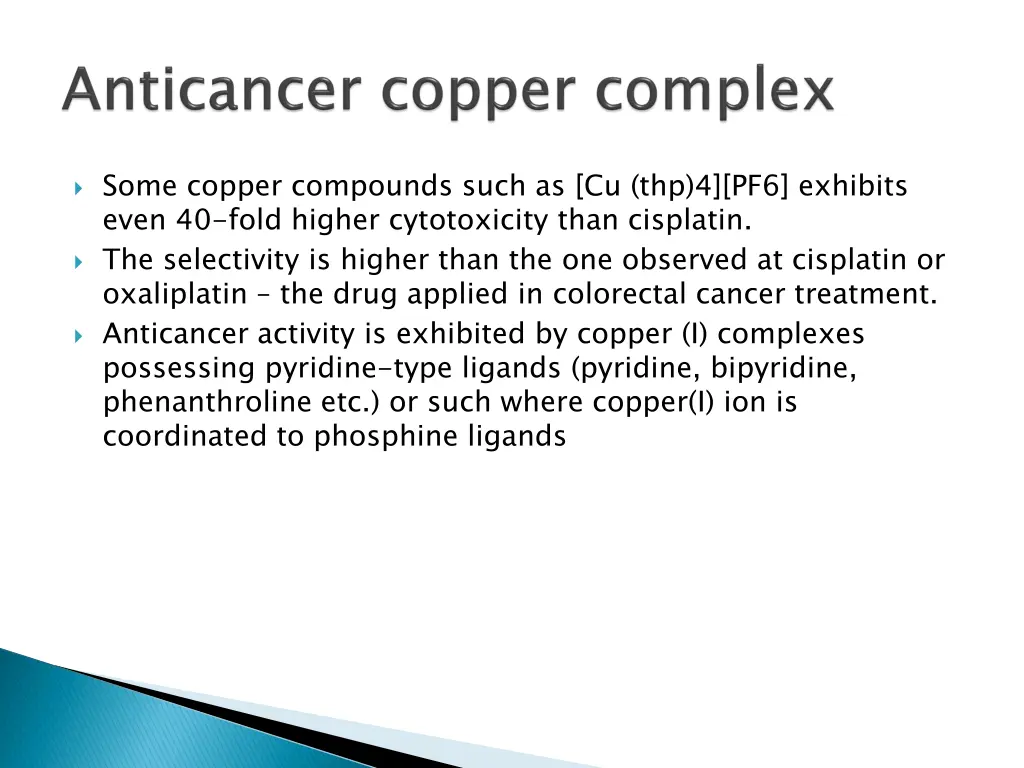 some copper compounds such