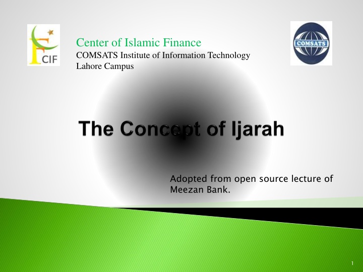 center of islamic finance comsats institute