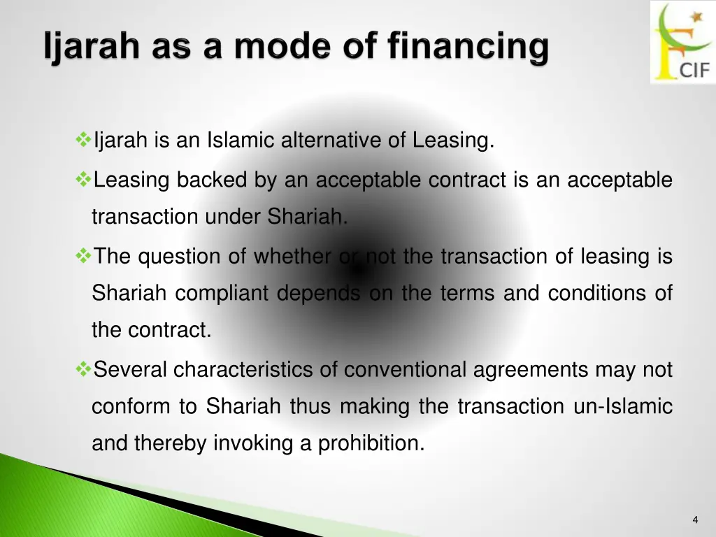 ijarah is an islamic alternative of leasing