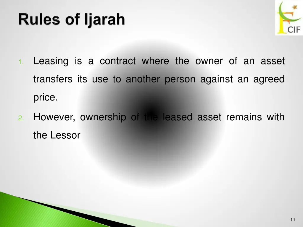 leasing is a contract where the owner of an asset