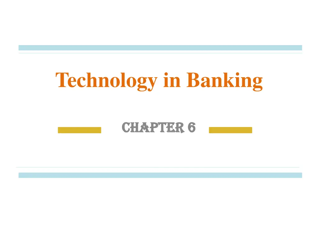 technology in banking