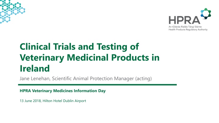 clinical trials and testing of veterinary