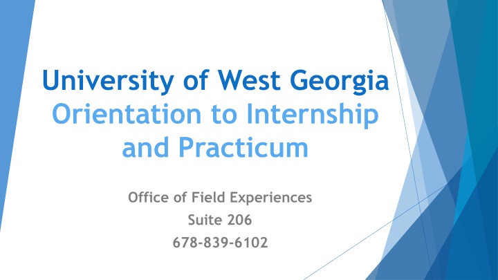 university of west georgia orientation