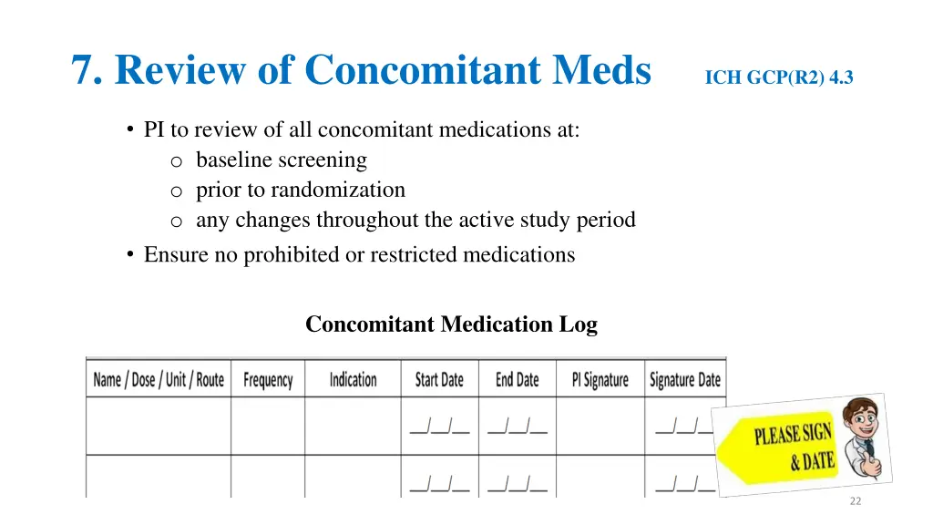 7 review of concomitant meds ich gcp r2 4 3