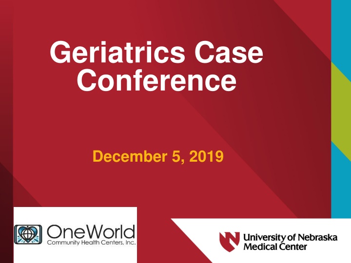 geriatrics case conference