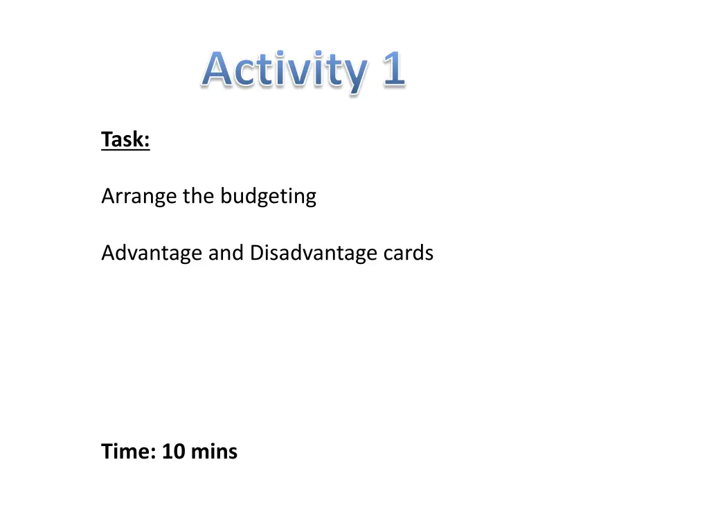 activity 1