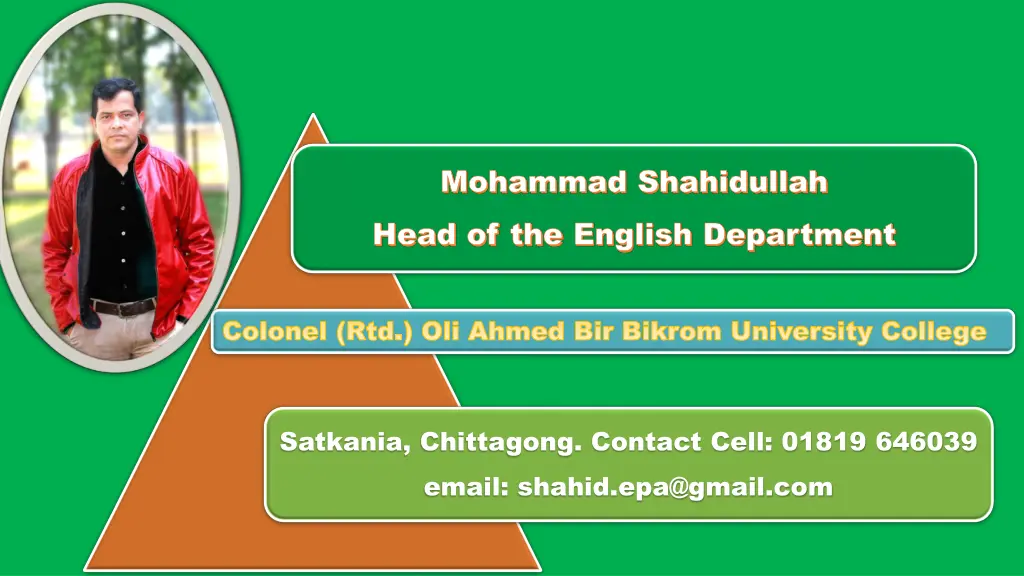 mohammad shahidullah mohammad shahidullah head