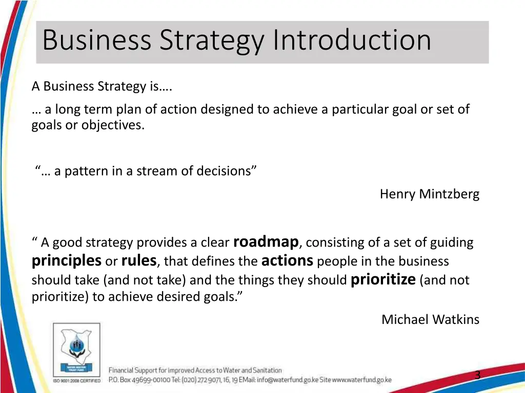 business strategy introduction 1