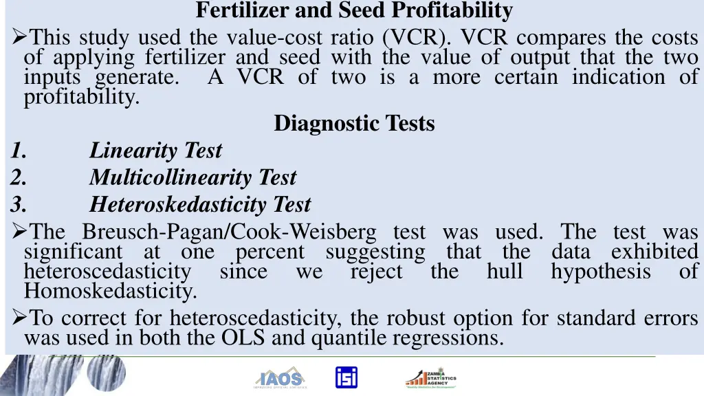 fertilizer and seed profitability